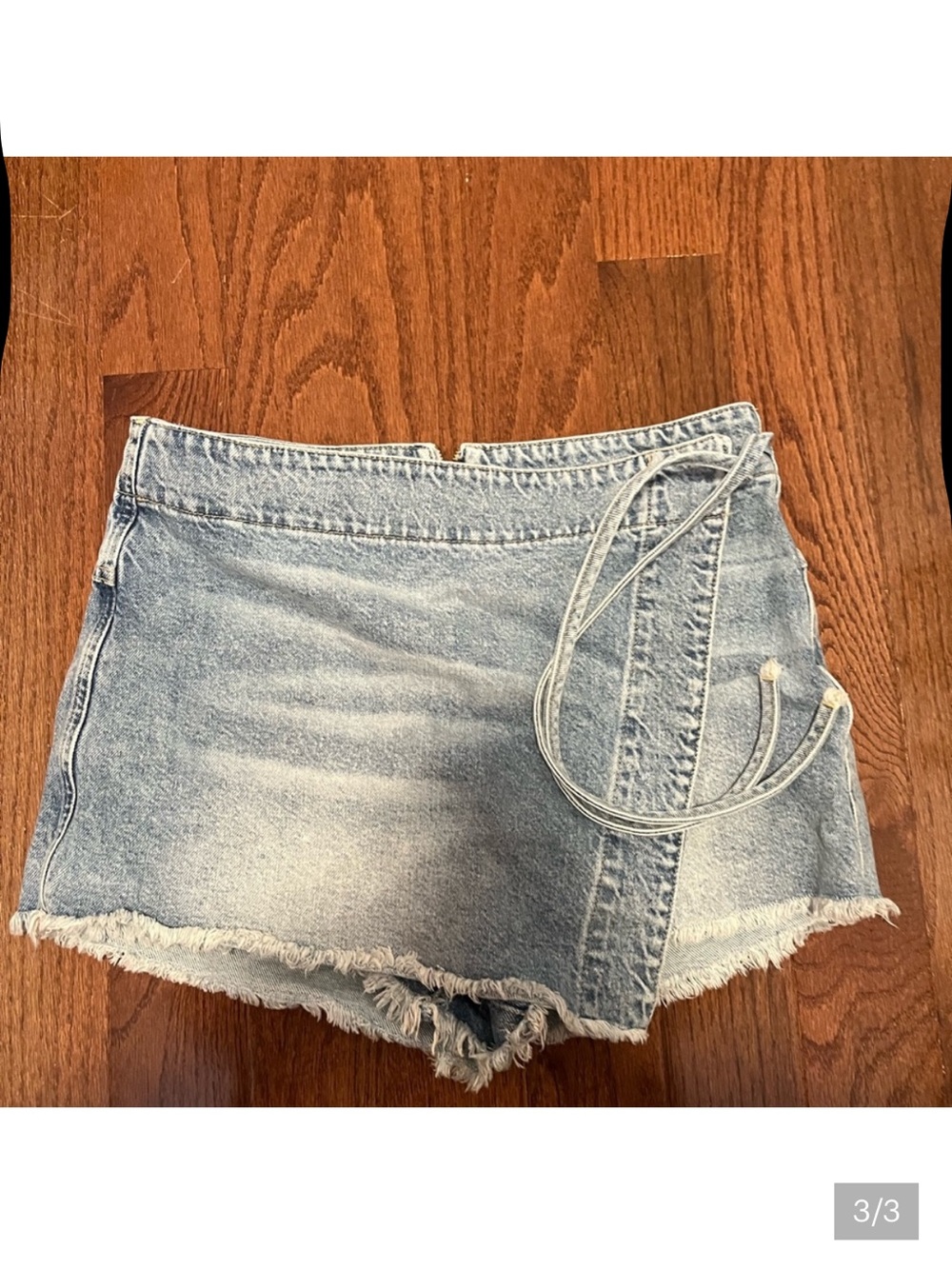 Free People denim skirt